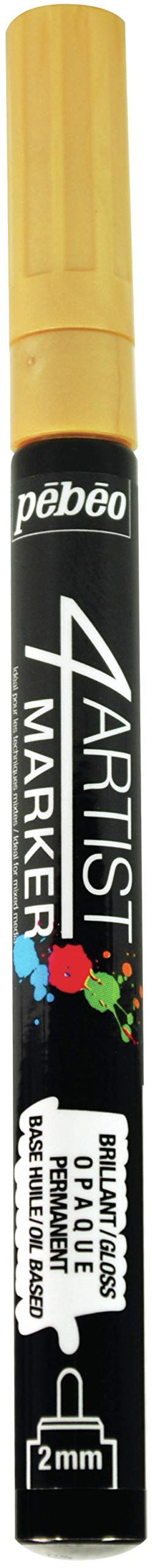 Pebeo 4Artist Marker, Oil Paint Marker, 2 mm - Gold - Image 1